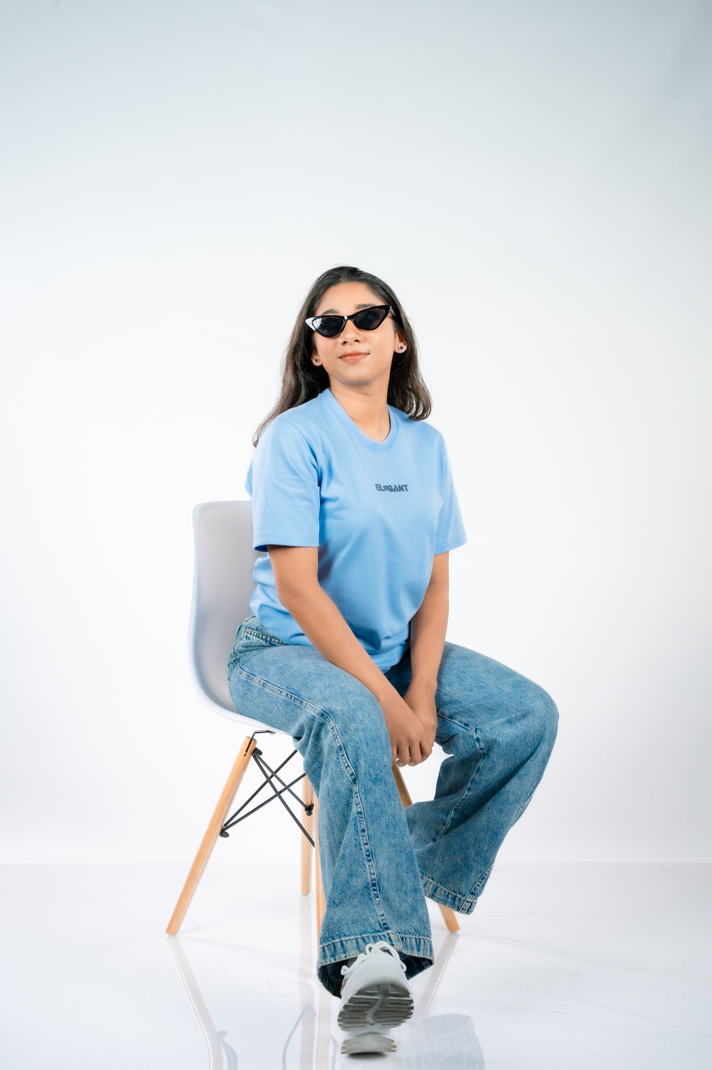 Minimal Unisex Tee – Baby Blue