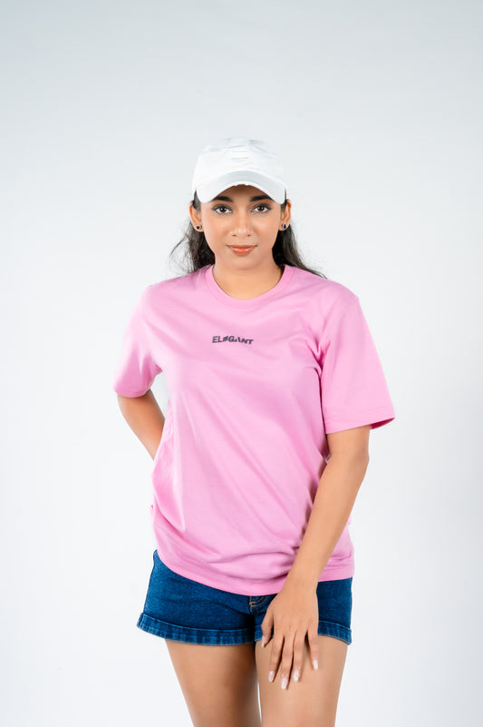 Minimal Unisex Tee – Baby Pink