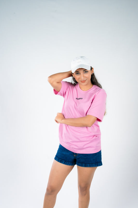 Minimal Unisex Tee – Baby Pink