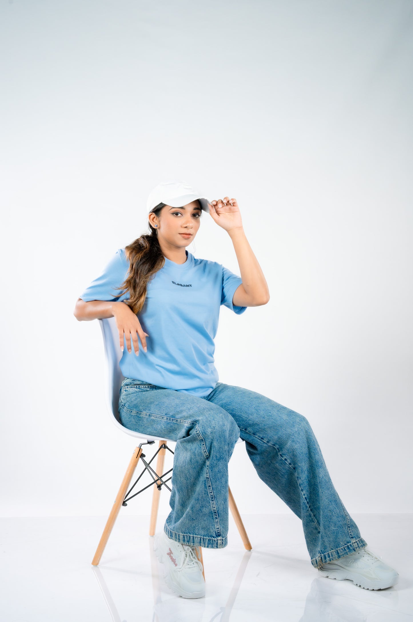 Minimal Unisex Tee – Baby Blue