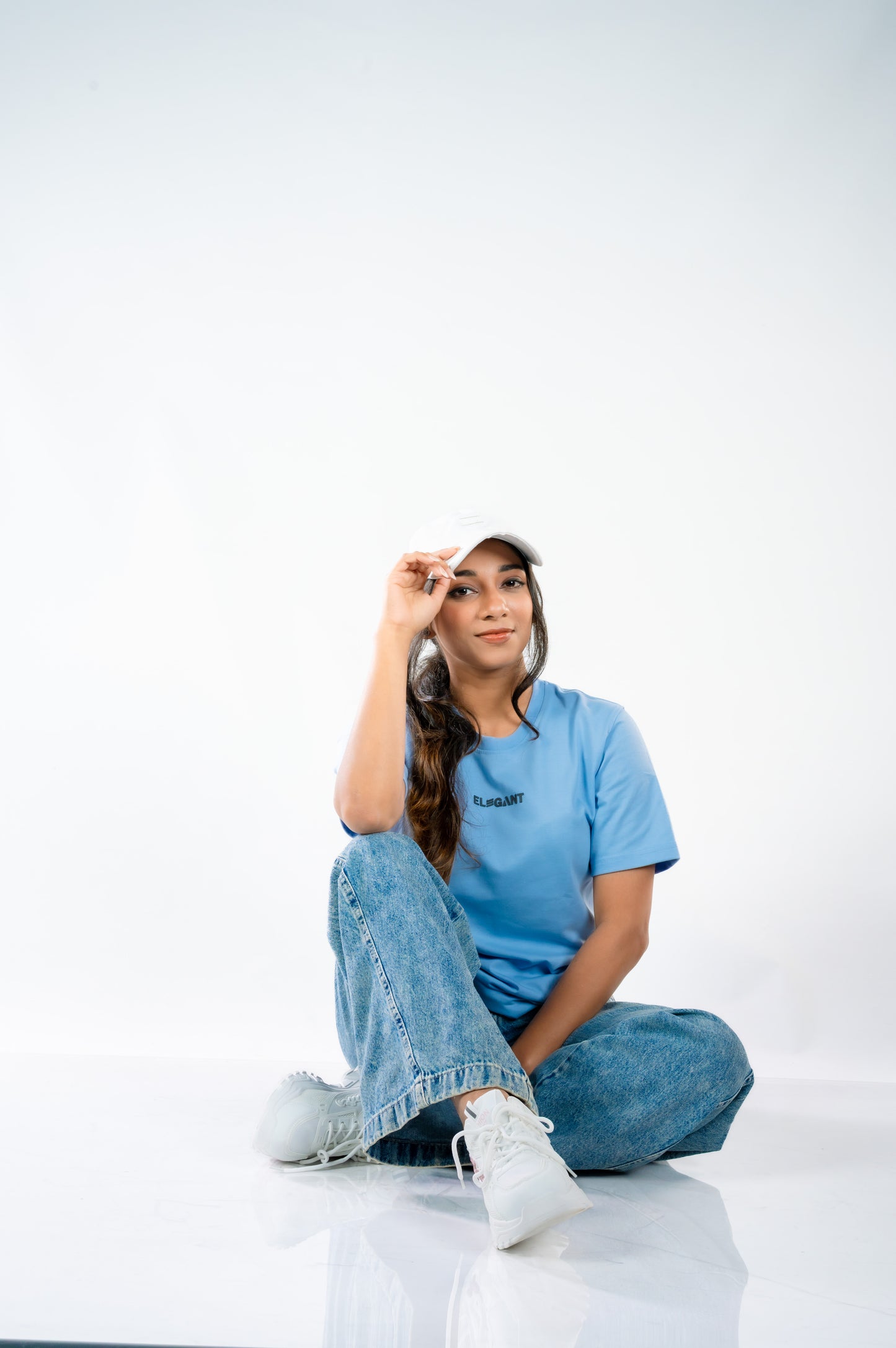 Minimal Unisex Tee – Baby Blue