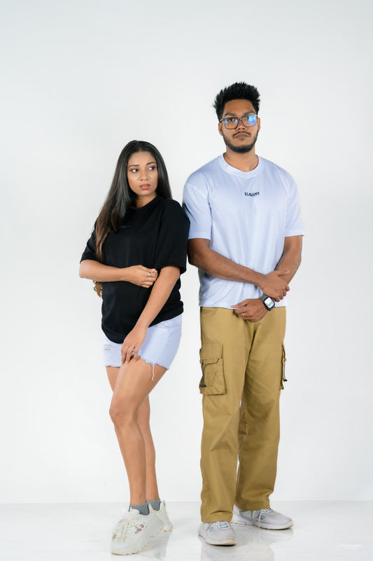 Plain Color Oversized T-shirt