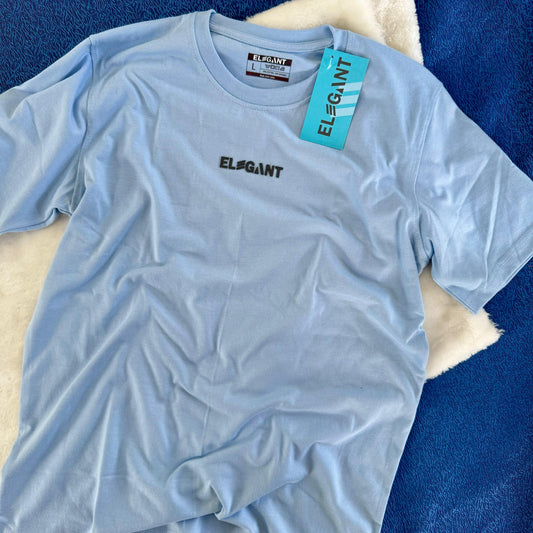 Minimal Unisex Tee – Baby Blue