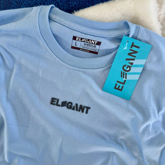 Minimal Unisex Tee – Baby Blue