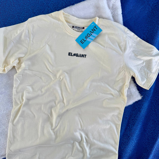 Minimal Unisex Tee – Cream White